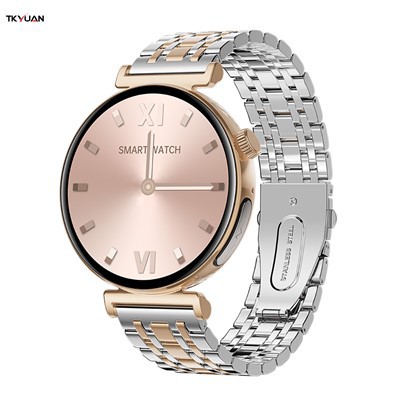 Reloj inteligente para mujer con pantalla Amoled y ECG
